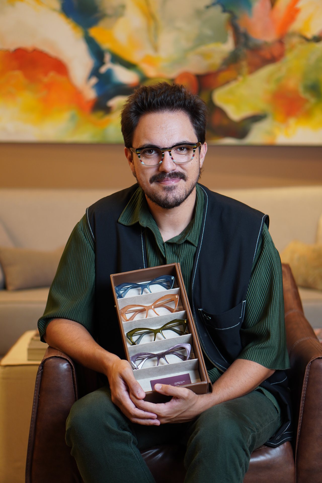 Alê Wallau, especialista em óculos